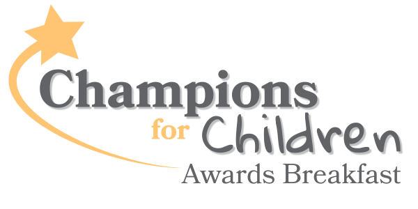 Champions for Children awards breakfast logo