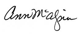 Ann signature
