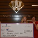 CASA Receives Donation from Waste Connections
