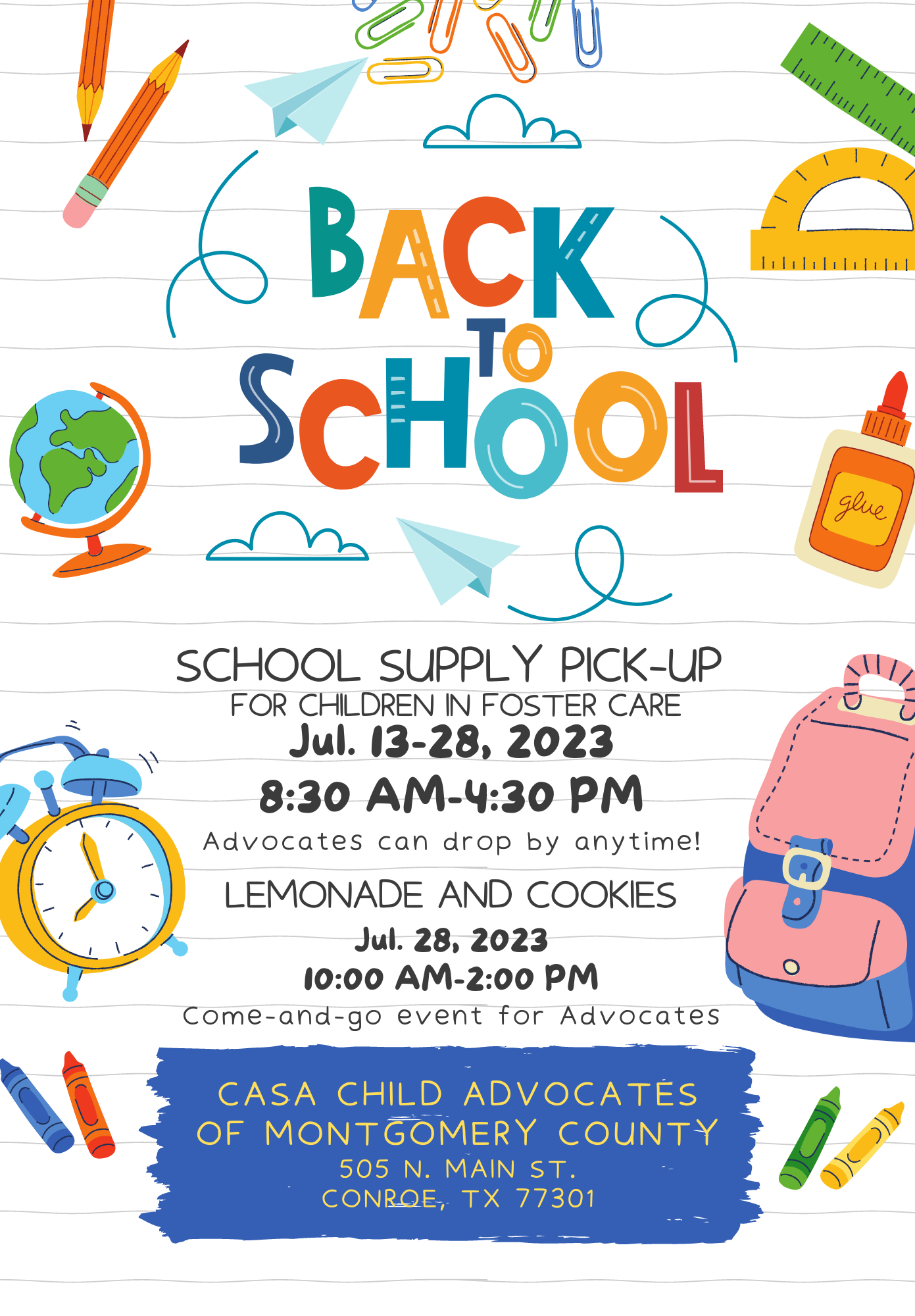 Back to School - Events