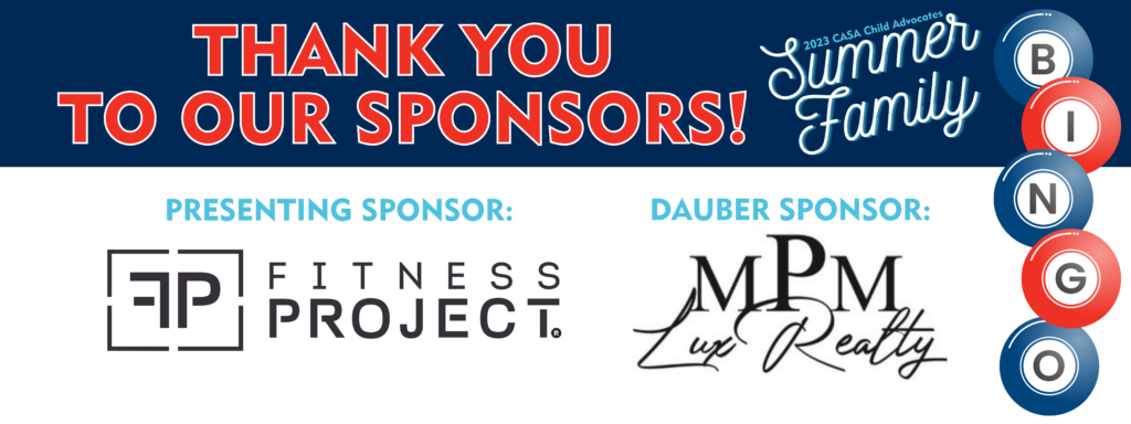 Thank you to event sponsors