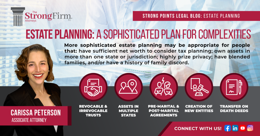 Carissa Peterson article banner for estate planning